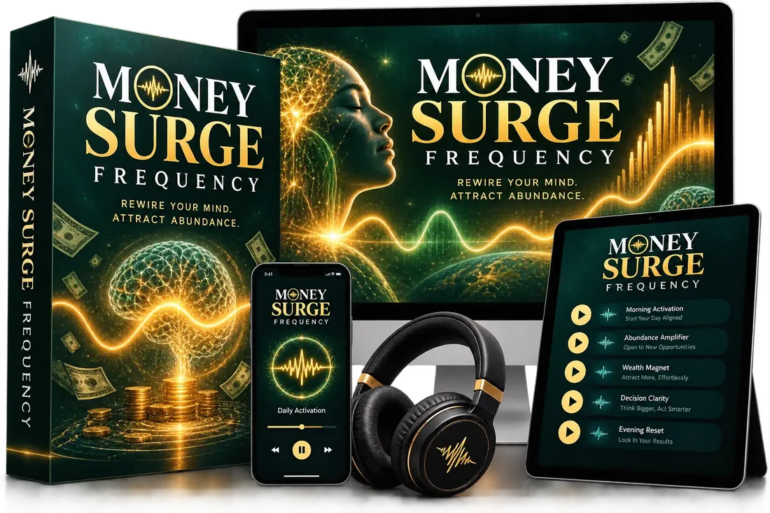 Money Surge Frequency daily wealth focus and mindset audio experience